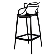 Banqueta Allegra Preta Polipropileno