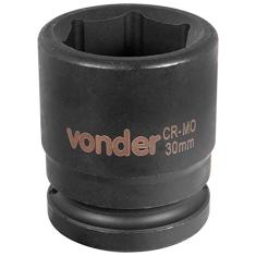 Soquete Sextavado de Impacto Encaixe 3/4" 30mm Aço Cromo - Vonder