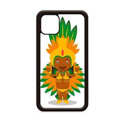 Capa Orange Wild Brazil Cartoon para iPhone 11 Pro Max para Apple Mobile Case Shell