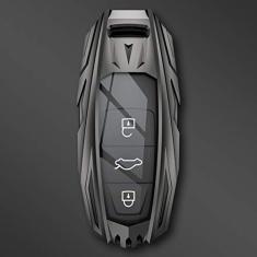 TPHJRM Porta-chaves do carro Capa Smart Zinc Alloy, apto para Audi a1 a3 8v a4 b9 a5 a6 c8 q3 q5 q7 tt, Porta-chaves do carro ABS Smart Car Key Fob