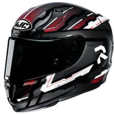 Capacete Hjc Rpha 11 Stobon Preto Vermelho E Branco 56 [F016]