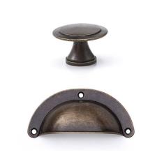 Kit Com 28 Puxador Concha Colonial Puxador gavetas - Telis Ferragens, 