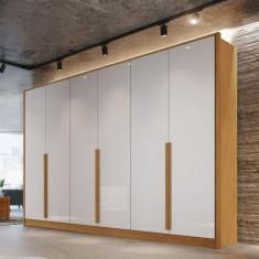 Guarda Roupa Casal 6 Portas Ibiza Bianchi Móveis: Nature-off Nature-off