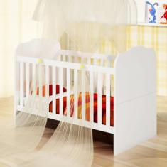 Berço Simples com Grade Multifuncional para Quarto de Bebê