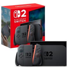 Console Nintendo Switch 2 - 256GB Armazenamento, Tela LCD 7,9" 1080p HDR, Som 3D Espacial, Portátil/TV - Preto