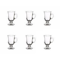 Conjunto Xícaras de Vidro 110mL Capuccino Wincy VDA0902