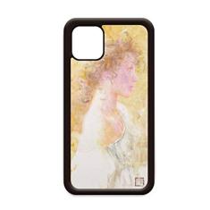 Rose in Wind XJJ Capa de pintura a óleo para iPhone 12 Pro Max para Apple Mini Mobile Case