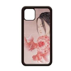 Pintura chinesa de beleza de corte de papel para iPhone 11 Pro Max Capa para Apple Mobile Case Shell