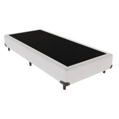 Cama Box Solteiro Branco Madeira 88x188