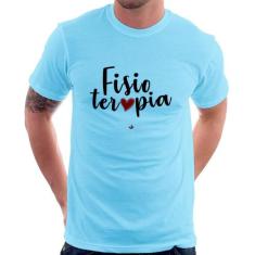 Camiseta Fisioterapia por amor - Foca na Moda, Azul bebê, M