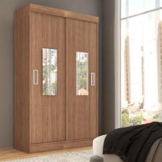 Guarda-Roupa Solteiro Cordoba 2 Portas com Espelho Cinamomo - Panorama