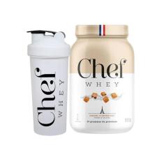 Kit Whey Protein Ch ef Whey 907g + Coqueteleira - Ch ef Whey-Unissex