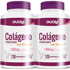 COMBO 2 COLÁGENO HIDROLISADO VITAMINA C 240 CPR TOTAL - DUOM
