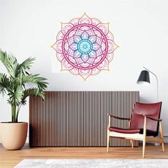 Adesivo de Parede Mandala Zen tamanho 50cm x 50cm mod380
