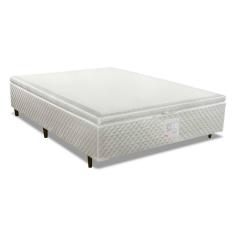 Cama Box Baú Universal Casal MH1439 Bordado White (138x188x35) - Herval