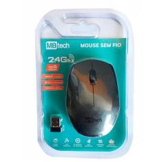 Mouse Sem Fio Wireless 2.4 Ghz C/ 10m De alçance Preto - Bwx