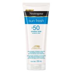 Protetor Solar Neutrogena Sun Fresh FPS50, 1 Unidade, 200ml