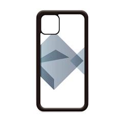 Origami Capa geométrica de peixe abstrato para iPhone 12 Pro Max para Apple Mini Mobile Case Shell