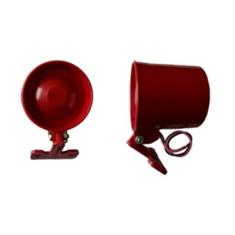 Mini Sirene 12Vdc Vermelha