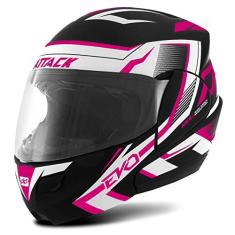 Pro Tork Capacete Attack Evo Fosco 60 Preto/Rosa