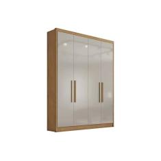 Guarda Roupa 4 Portas E 3 Gavetas Moderni-sevilha Cumaru-fendi