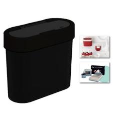 Lixeira 2,8 Litros Click Cesto De Lixo Cozinha Pia Bancada Flat - 1700