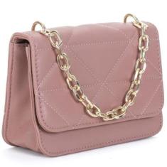 Bolsas Femininas Transversal Bordada Alça De Corrente-Feminino