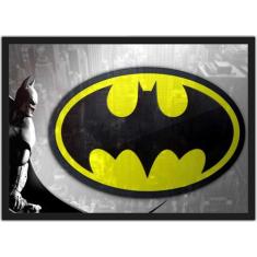 Quadro Decorativo Super Heróis Batman Com Moldura - Vital Quadros