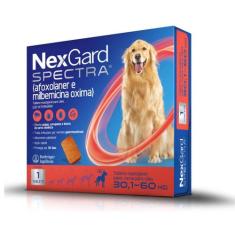 NexGard Spectra Antipulgas e Carrapatos para Caes de 30,1 a 60kg - Boe