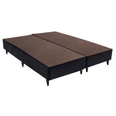 Base Sommier Camurça Preto Super King (193x203x30) - Ortobom