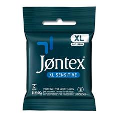 Preservativo Camisinha Jontex Sensitive XL - 3 Unidades