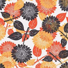 Papel de Parede Girassol para Quarto ou Sala 57x270cm