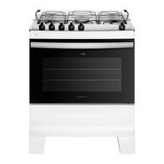 Fogão de Piso Atlas 5 Bocas Agile Up - Mesa em Inox, Branco, Bivolt, B