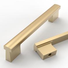 Asidrama Pacote com 10 puxadores de armário de cozinha de bronze champanhe de 128 mm, puxadores de armário de cozinha, puxadores de armário de cozinha para puxadores de gaveta de armário