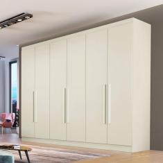 Guarda Roupa Casal 6 Portas 4 Gavetas mdf Oslo Made Marcs