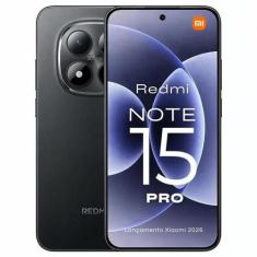 Redmi Note 15 Pro 4G 8GB RAM, 256GB Black Versão Global - Xiaomi, 256G