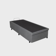 Base de Box Baú Solteiro 96x203x42cm em Courino