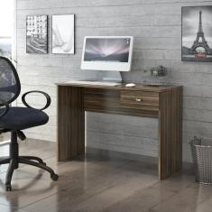 Escrivaninha 1 Gaveta 90,5Cm Me 404 Djd Móveis Castanho