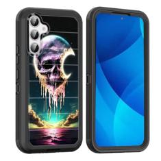 smauncucn Capa para Galaxy S24, corpo inteiro, à prova de choque, proteção contra quedas, à prova de poeira, resistente, 3 camadas, militar, resistente, durável, capa para Samsung Galaxy S24 de 6,2