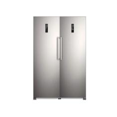 Kit Geladeira Electrolux Frost Free 355L Experience Com Autosense (RTI4S) +  Freezer Electrolux 262L Experience Com Inverter cor Inox Twins (FTI4S) - 127V