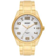 Relógio Orient  masculino dourado - MGSS1131 S2KX