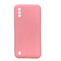 Capa Capinha Case Samsung Galaxy A01 Silicone Aveludada com proteção d