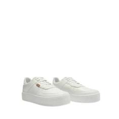 Tênis De Amarrar Anacapri Branco Recortes-Feminino