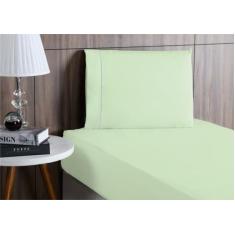 Jogo de Lençol Solteiro 2 Peças 100% Algodão Percal 200 Fios Ponto Pal