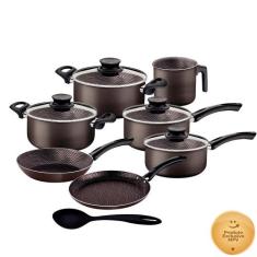 Jogo de Panelas Tramontina Paris Alumínio Antiaderente Starflon Max 7 