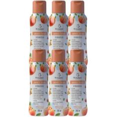 Kit 6 Sabonete Líquido Íntimo Pêssego 200Ml - Bio Instinto