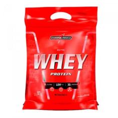 Nutri Whey Protein Refil Morango Integralmedica - 900g