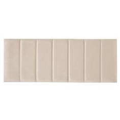 Cabeceira Casal Estofada Uvaia Cabecasa Madeiramadeira Bege