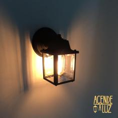 Kit 17 Arandela De Varanda Termoplastico Retro Preto Alz17