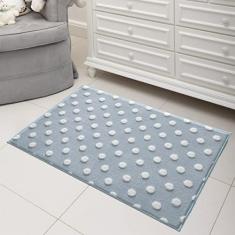 Tapete Infantil Jolitex Mimo Poa Azul 0,70Cm X 1,00M